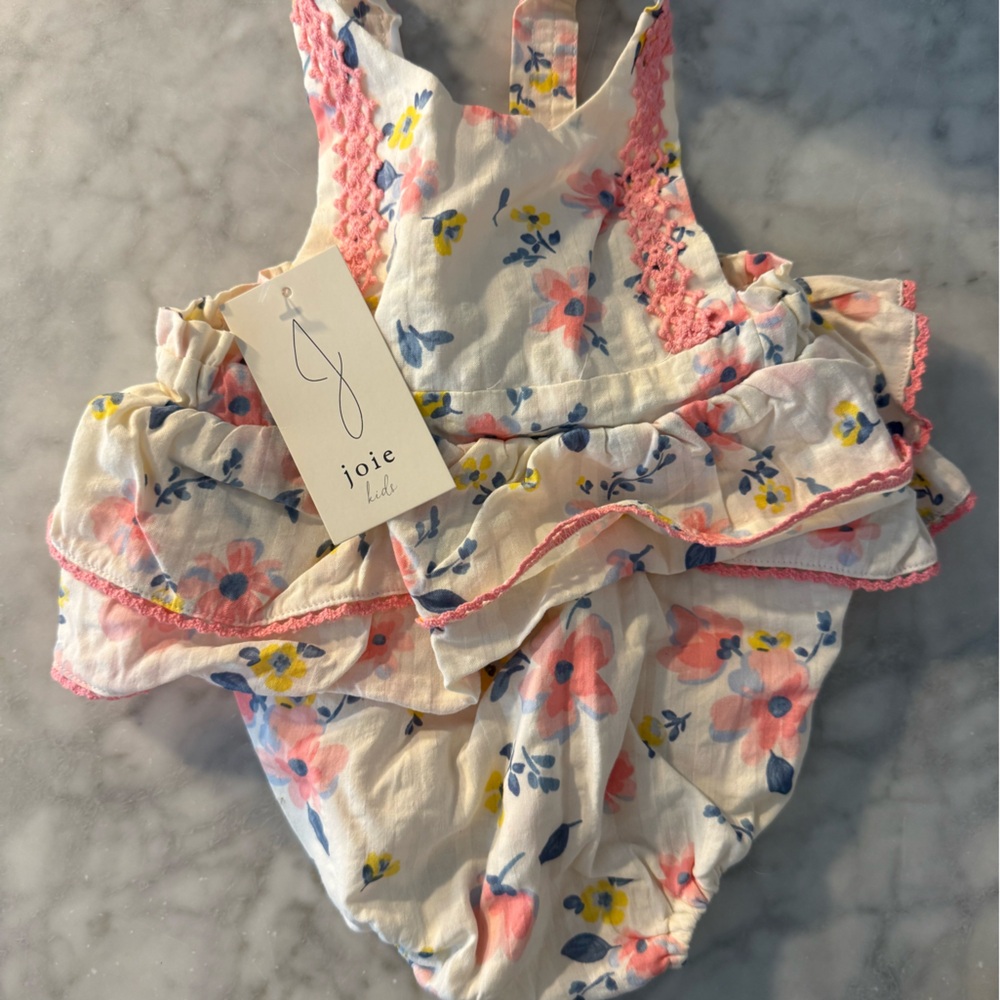 Joie Floral Romper - Pink, Blue, Yellow
